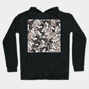 death plays on tiled Hoodie